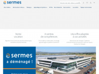 sermes.fr Webseite Vorschau