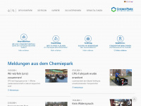 chemiepark.de Webseite Vorschau