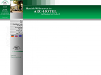 arc-hotel.de Webseite Vorschau