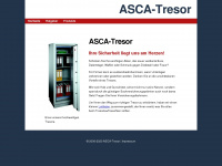 asca-tresor.de Webseite Vorschau