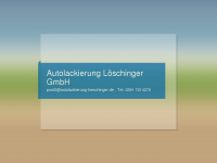 autolackierung-loeschinger.de Webseite Vorschau