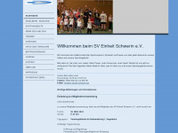 sv-einheit-schwerin.de Webseite Vorschau