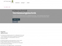 vermessung-huettenschmidt.de Webseite Vorschau
