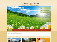 land-vital.de Webseite Vorschau
