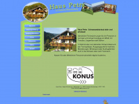 haus-petra.info Webseite Vorschau