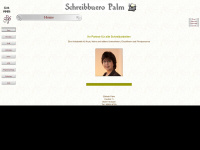 schreibbuero-palm.de Webseite Vorschau