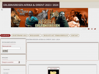 erlebnisreisen-afrika.de Webseite Vorschau