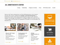 arbeitsschutz-center.de Webseite Vorschau