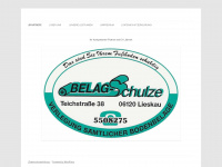 belag-schulze.de Webseite Vorschau