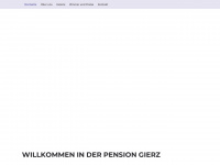 pension-gierz.de Webseite Vorschau