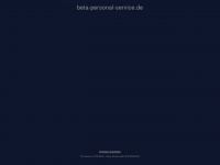 beta-personal-service.de Webseite Vorschau
