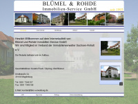 bluemel-rohde.de Webseite Vorschau