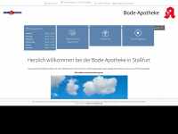 bode-apotheke.de Webseite Vorschau