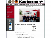 brennstoffe-kaufmann.de Webseite Vorschau