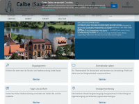 calbe.de Webseite Vorschau