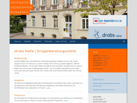 drobs-halle.de Webseite Vorschau