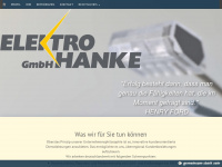 elektro-hanke.de Webseite Vorschau