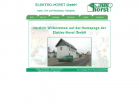 elektro-horst.de Webseite Vorschau
