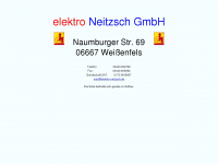 elektro-neitzsch.de Webseite Vorschau