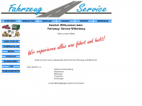 fahrzeug-service.com Webseite Vorschau