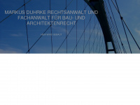 markus-duhrke-rechtsanwaelte.de Webseite Vorschau