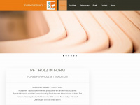 formsperrholz.de Webseite Vorschau