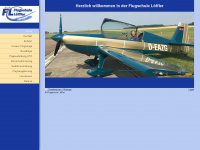 flugschule-loeffler.de Webseite Vorschau