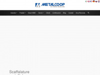 metalcoop.it Webseite Vorschau