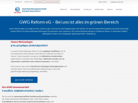 gwg-reform.de Webseite Vorschau