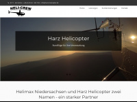 harz-helicopter.de Webseite Vorschau