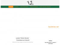 harzferien.net Webseite Vorschau