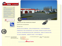 heine-autoteile.de Webseite Vorschau
