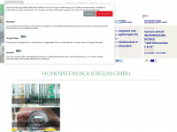 hohenstein-isolierglas.de Webseite Vorschau
