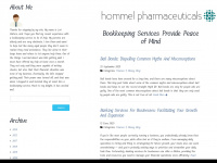hommel-pharmaceuticals.com Webseite Vorschau