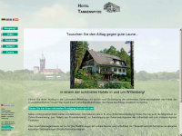 hotel-tannenspitze.de Webseite Vorschau