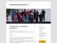 kanu-sandersdorf.de Webseite Vorschau