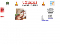 kiwatt-kamine-fliesen.de Webseite Vorschau