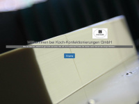 koch-konfektionierungen.de Webseite Vorschau