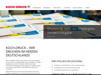 koch-druck.de Webseite Vorschau