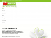 konsum-burg.de Webseite Vorschau