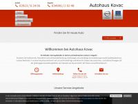 kovac-automobile.de Webseite Vorschau