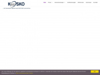 kosko.de Webseite Vorschau