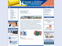 krieger-dach.de Webseite Vorschau