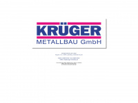 krueger-metallbau.de Webseite Vorschau