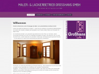 maler-grosshans.de Webseite Vorschau