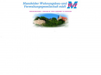 mansfeld-wohnen.de Webseite Vorschau