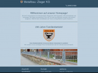 metallbau-zieger.de Webseite Vorschau