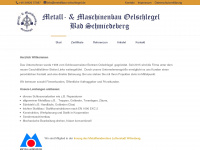 metallbau-oelschlegel.de Webseite Vorschau
