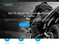 motorrad-klimmek.de Webseite Vorschau