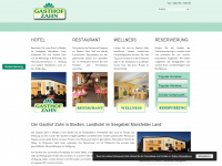 gasthof-zahn.de Webseite Vorschau
